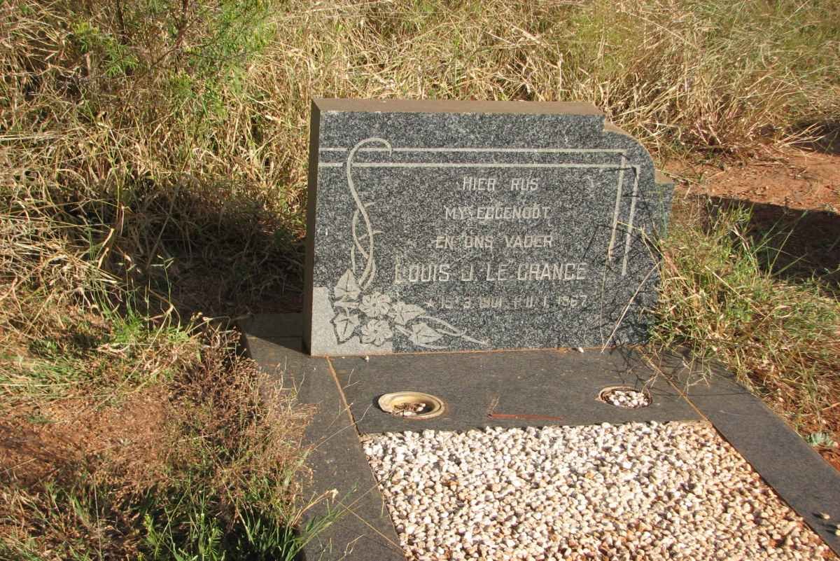 GRANGE Louis J., le 1901-1967