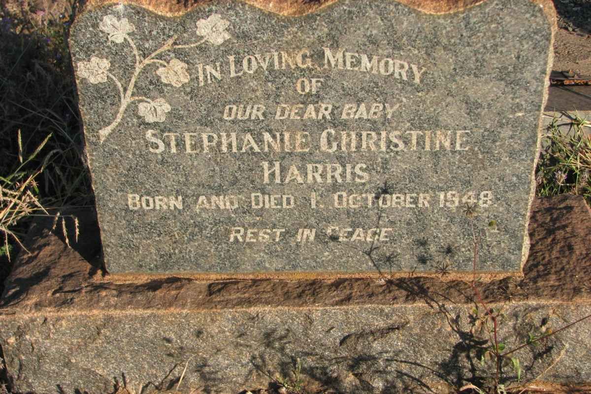 HARRIS Stephanie Christine 1948-1948