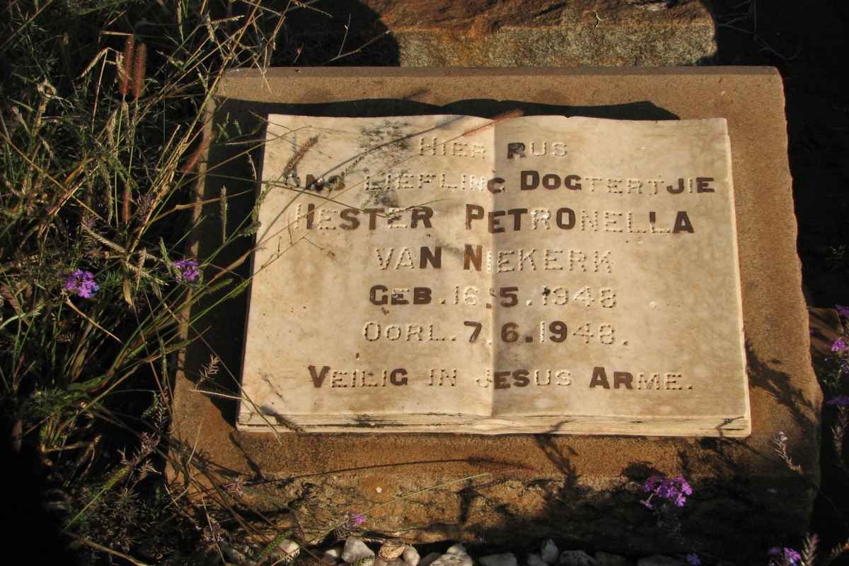 NIEKERK Hester Petronella, van 1948-1948