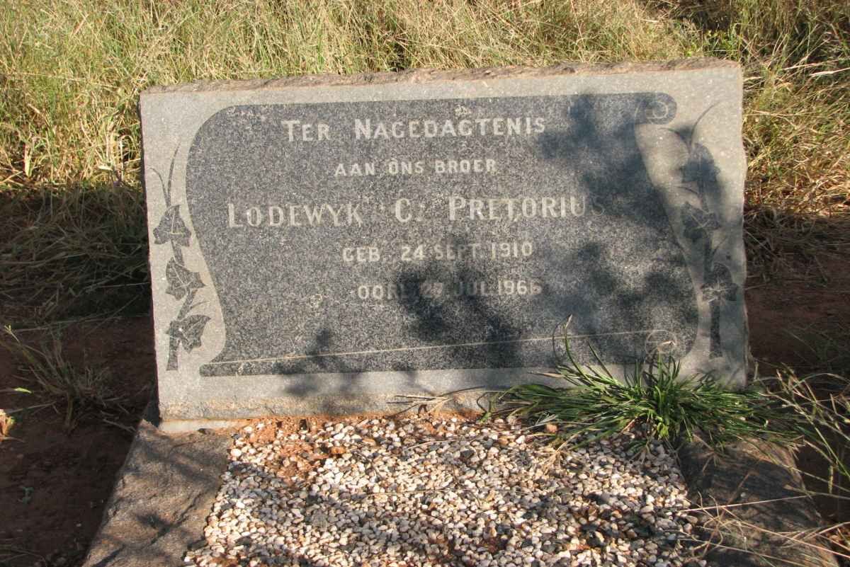 PRETORIUS Lodewyk C. 1910-1966