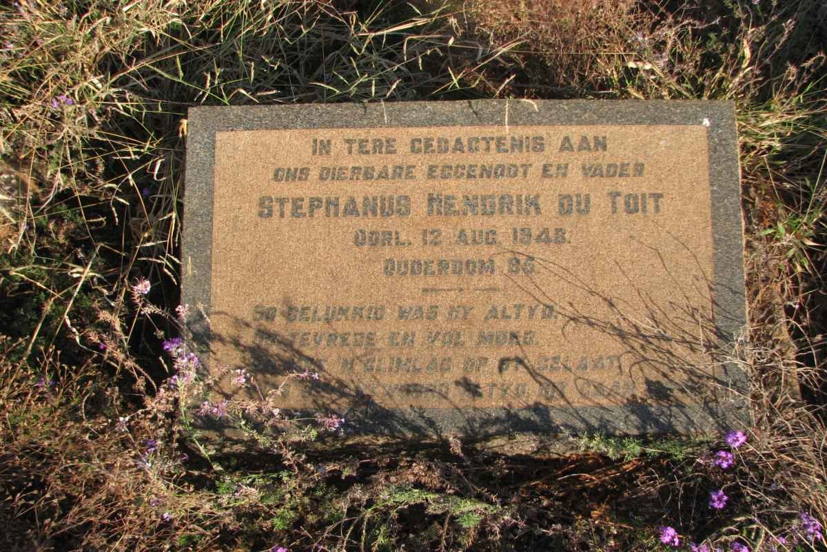 TOIT Stephanus Hendrik, du -1948