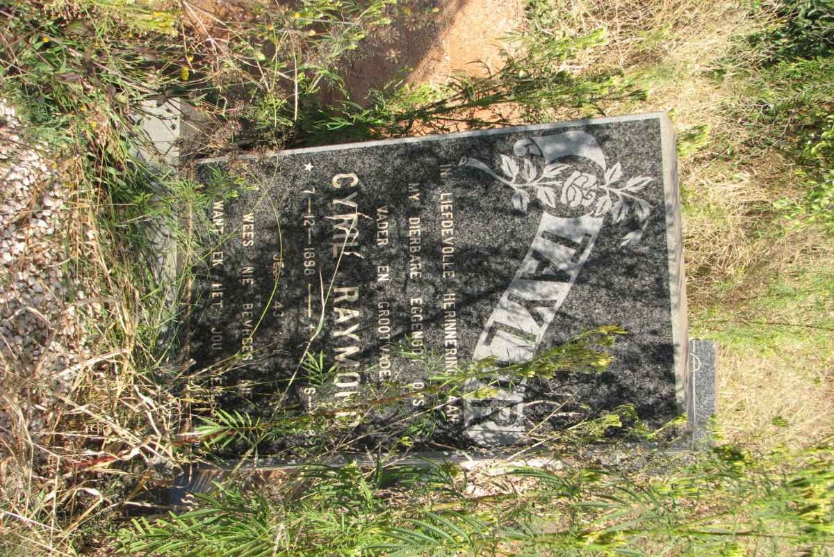 TAYLOR Cyril Raymond 1898-1982