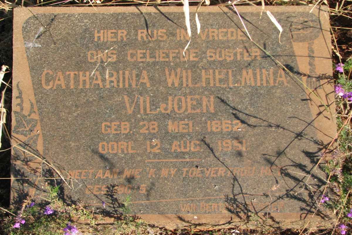 VILJOEN Catharina Wilhelmina 1862-1951