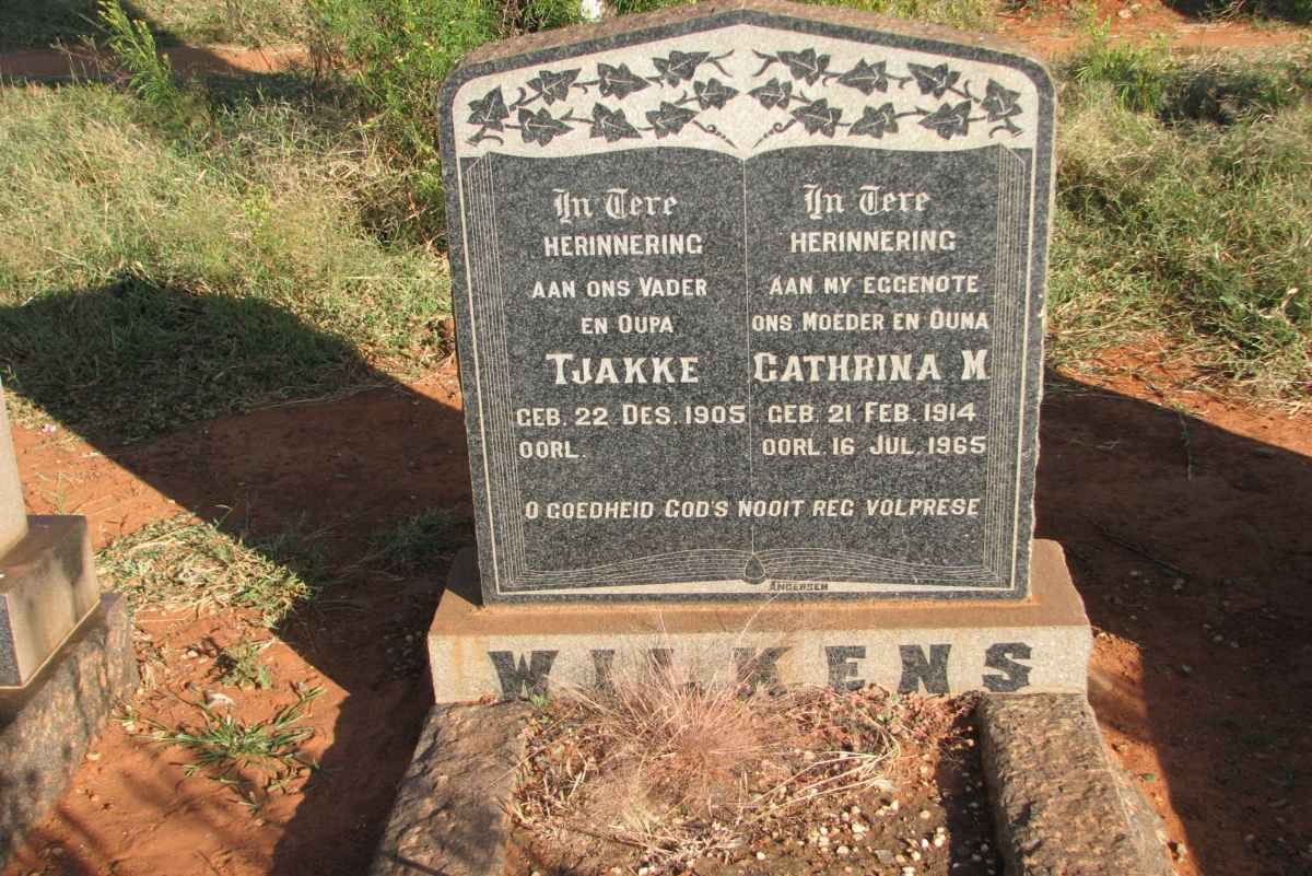 WILKENS Tjakke 1905- &amp; Cathrina M. 1914-1965