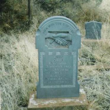 North West, CHRISTIANA district, Koppie Enkel, farm cemetery
