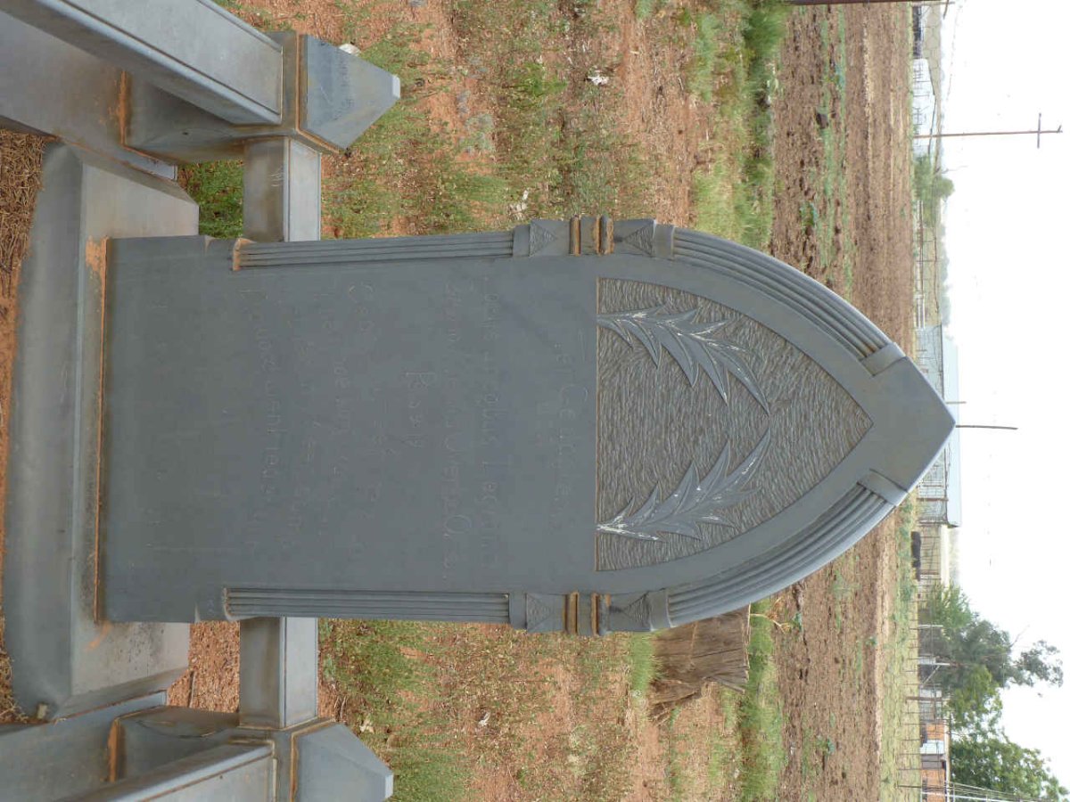 GRANGE Lowis Jacobus, le 1915-1933