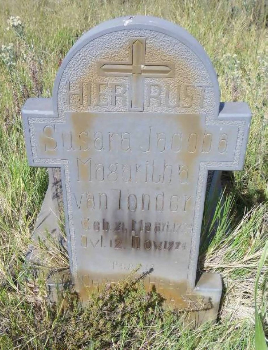 TONDER Susara Jacoba Magaritha, van 1924-1924
