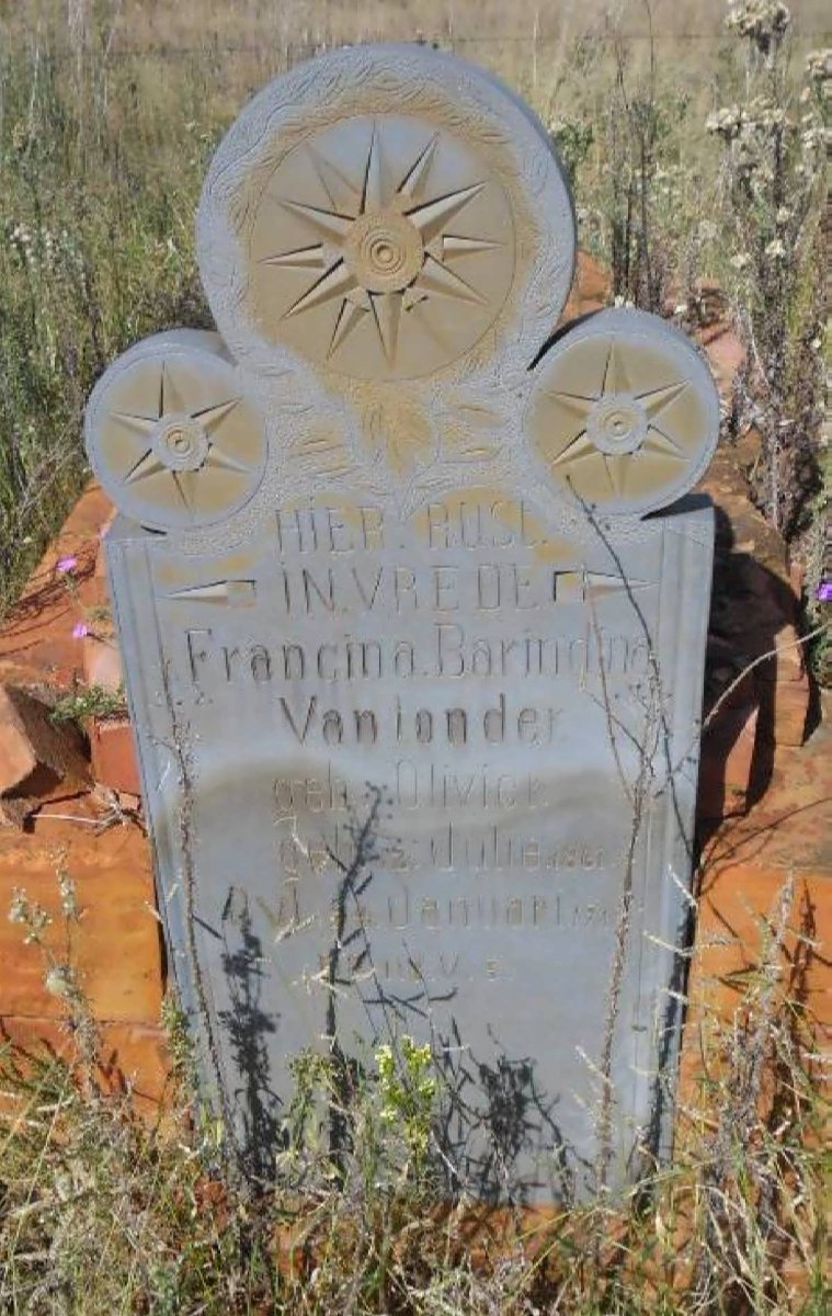 TONDER Francina Barindina, van nee OLIVIER 