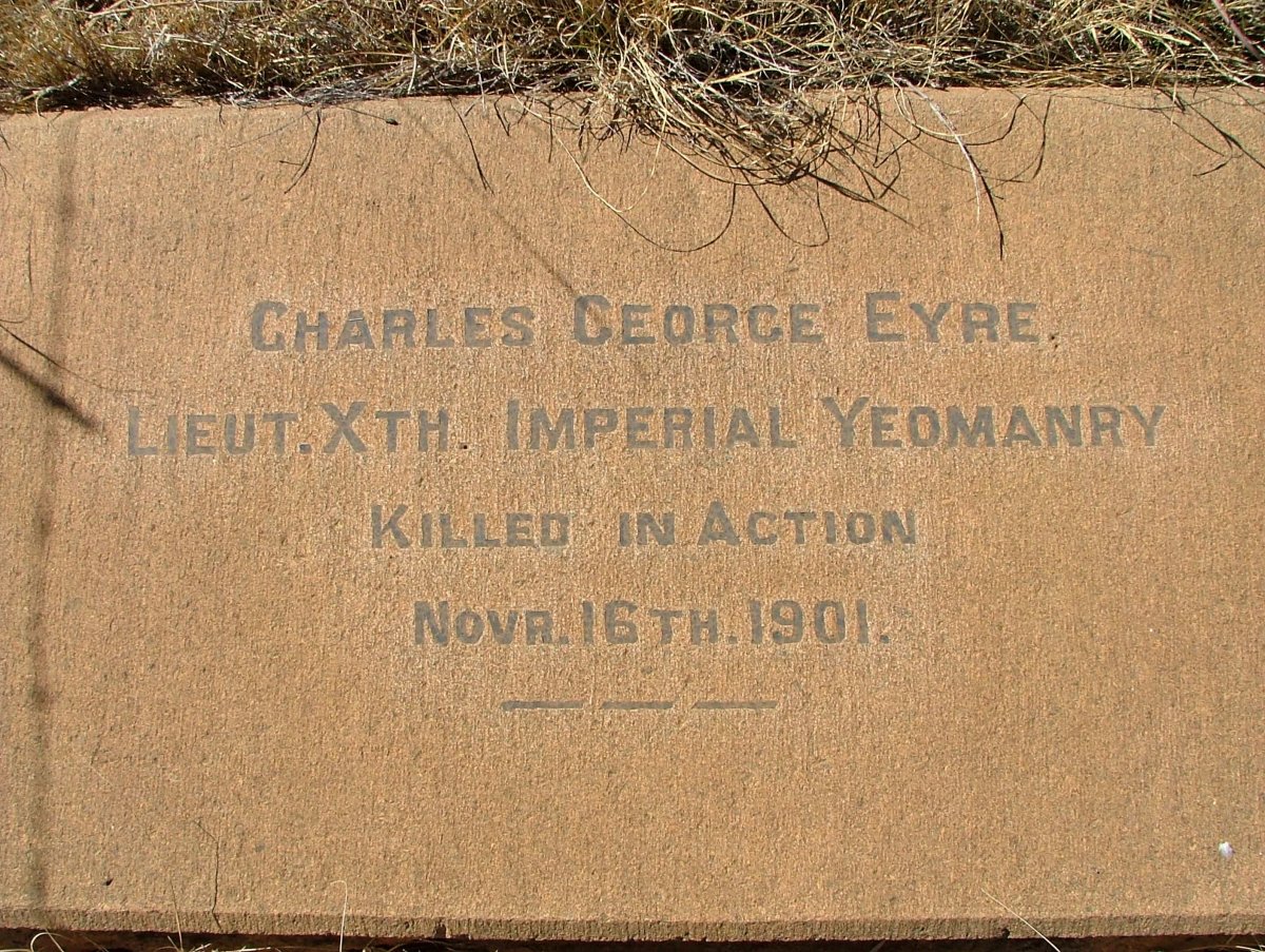 EYRE Charles George  -1901