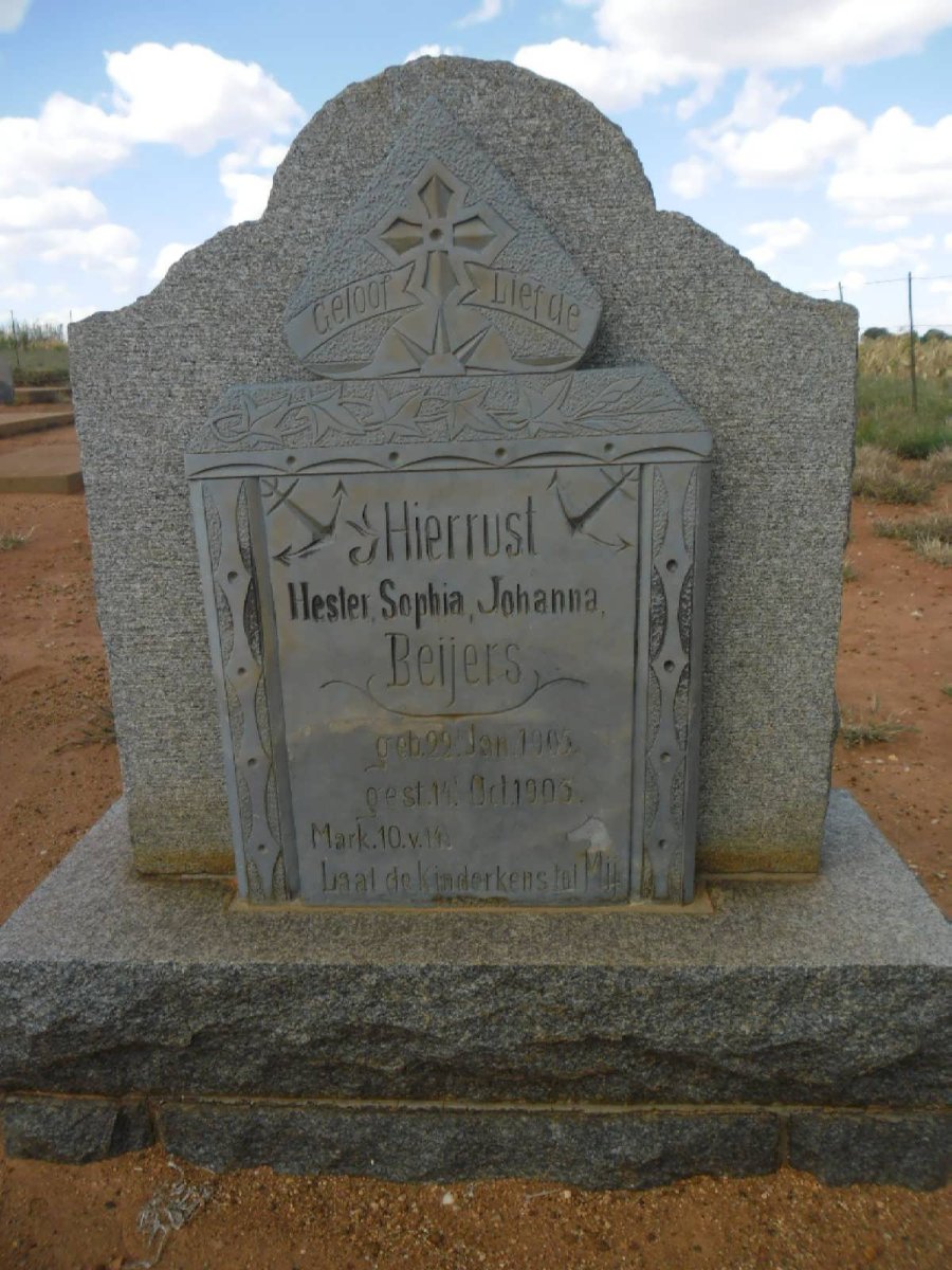 BEIJERS Hester Sophia Johanna 1905-1905