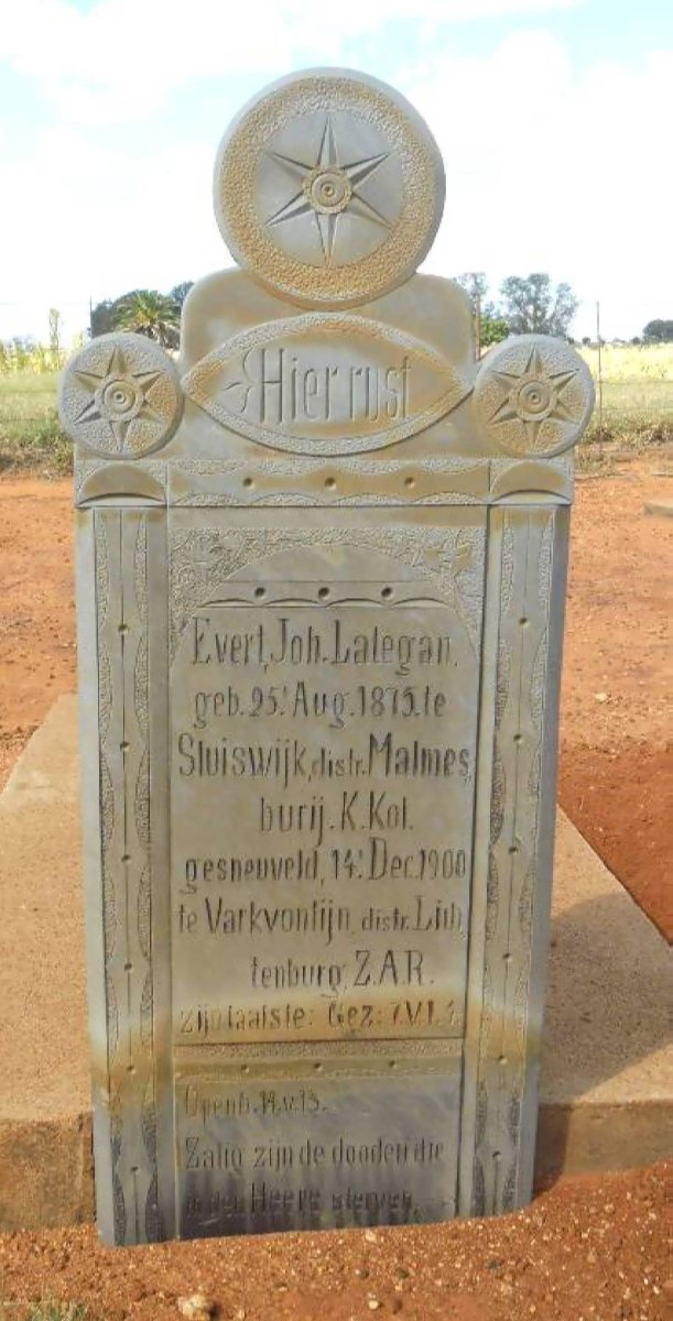 LATEGAN Evert Joh. 1875-1900