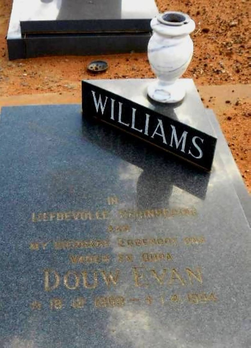 WILLIAMS Douw Evan