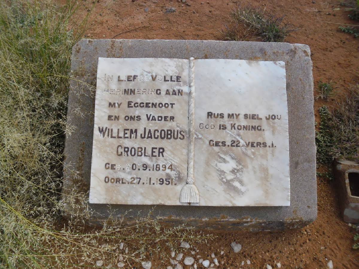 GROBLER Willem Jacobus 1894-1951