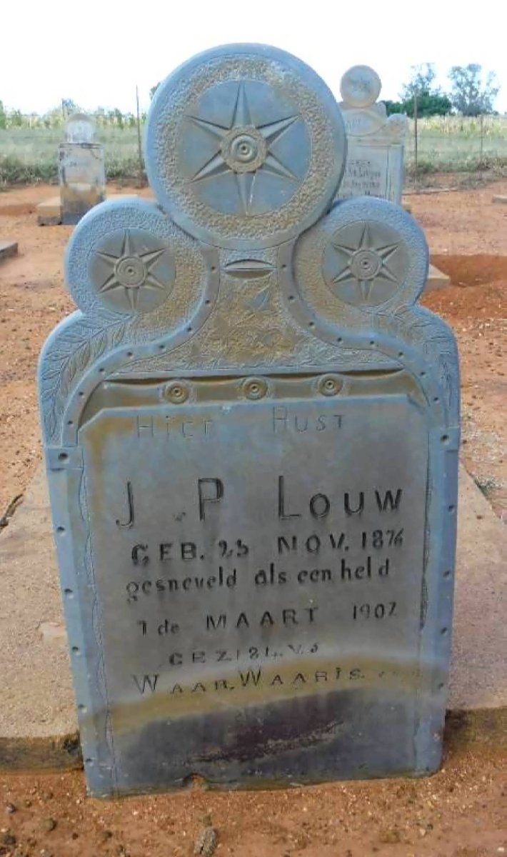 LOUW J.P. 1876-1907