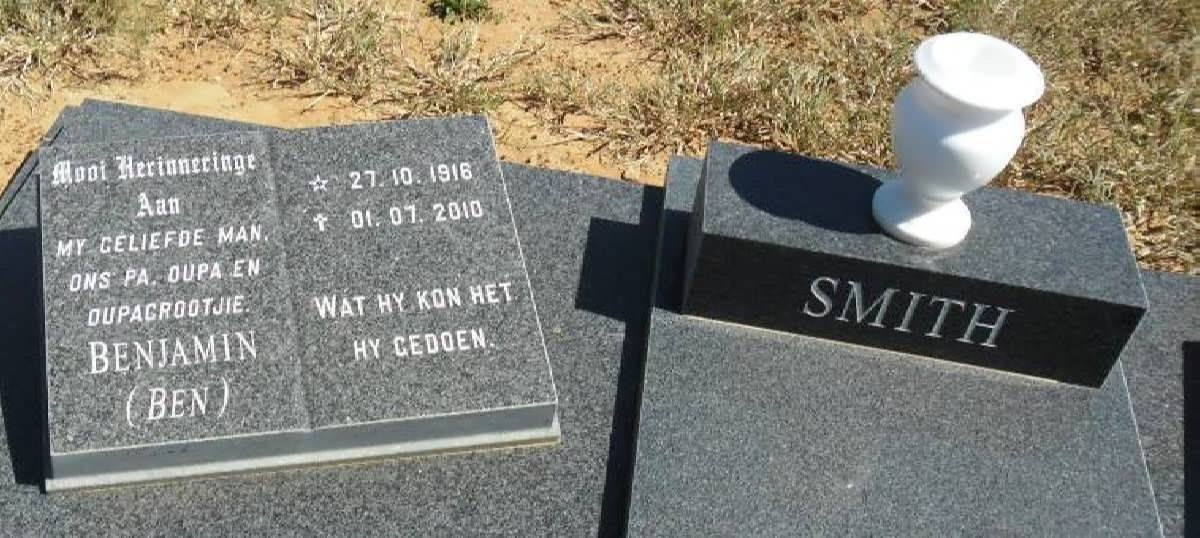 SMITH Benjamin 1916-2010