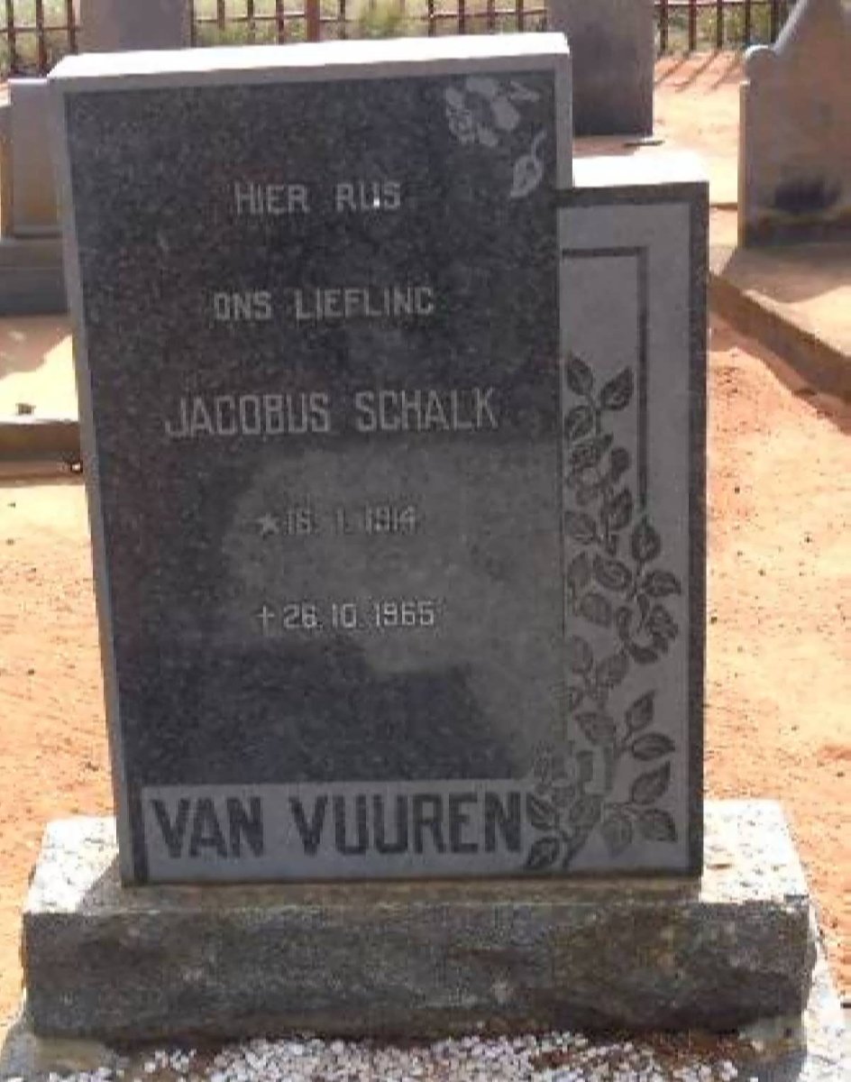 VUUREN Jacobus Schalk, van 1914-1965