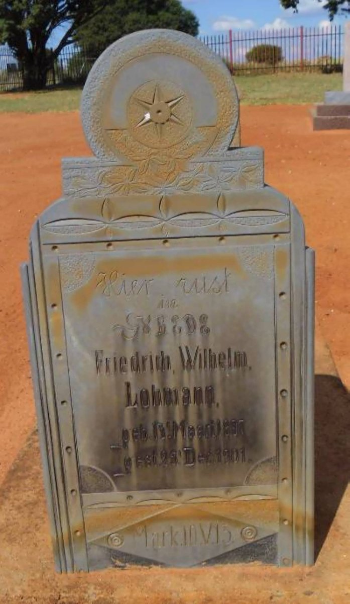 LOHMANN Friedrich Wilhelm 1897-1901