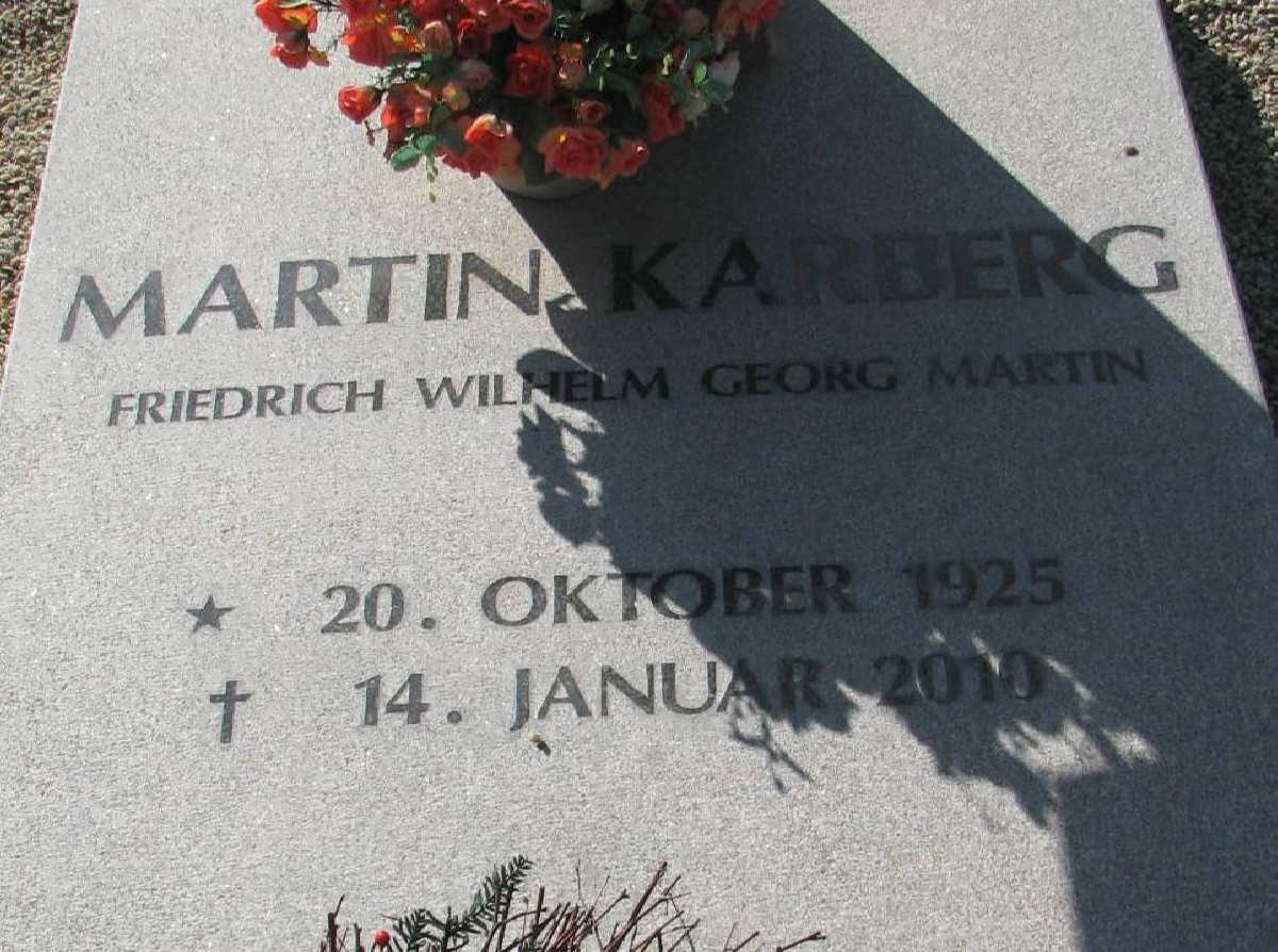 KARBERG Friedrich Wilhelm Georg Martin 1925-2010