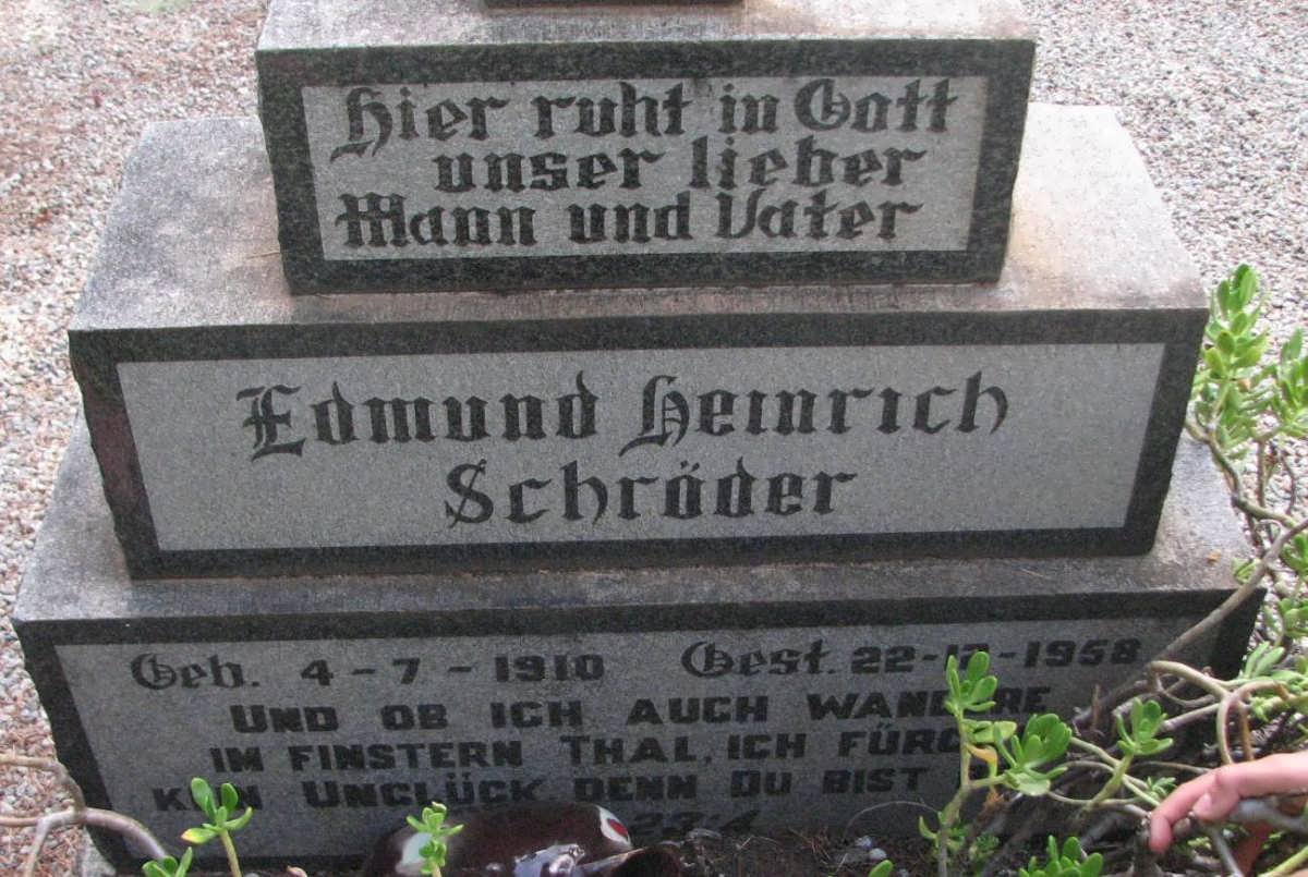 SCHRÖDER Edmund Heinrich 1910-1958