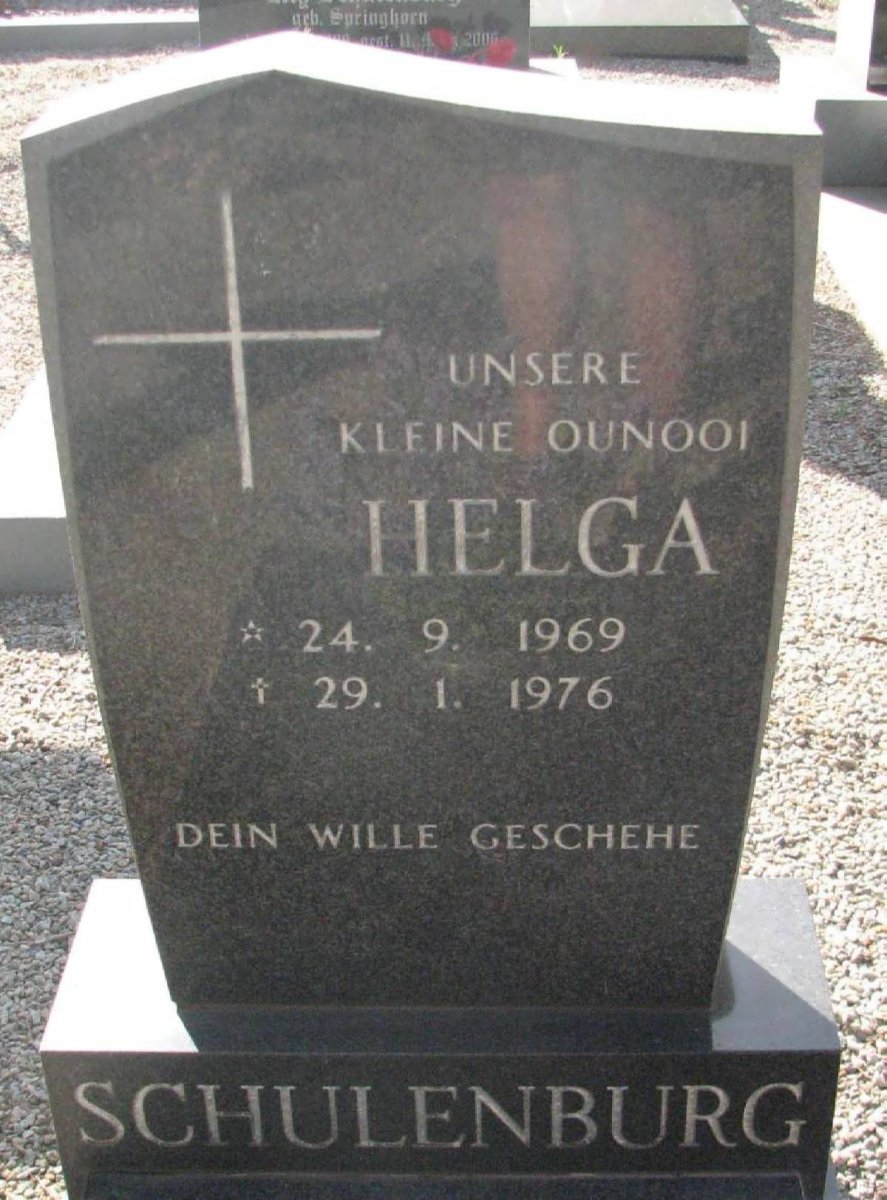 SCHULENBURG Helga 1969-1976