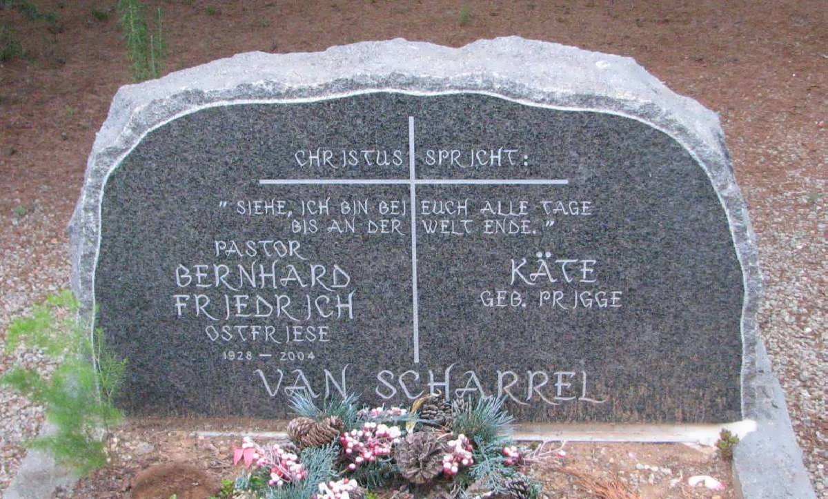 SCHARREL Bernhard Friedrich, van 1928-2004 &amp; Käte PRIGGE