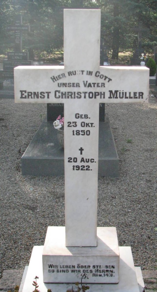 MÜLLER Ernst Christoph 1850-1922