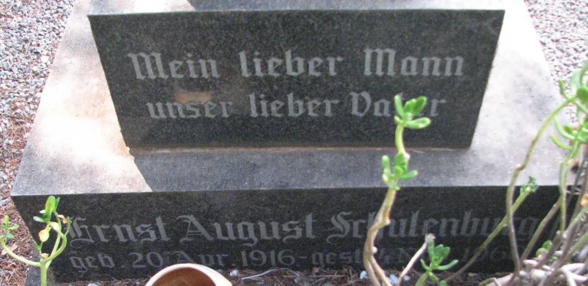 SCHULENBURG Ernst August 1916-196?
