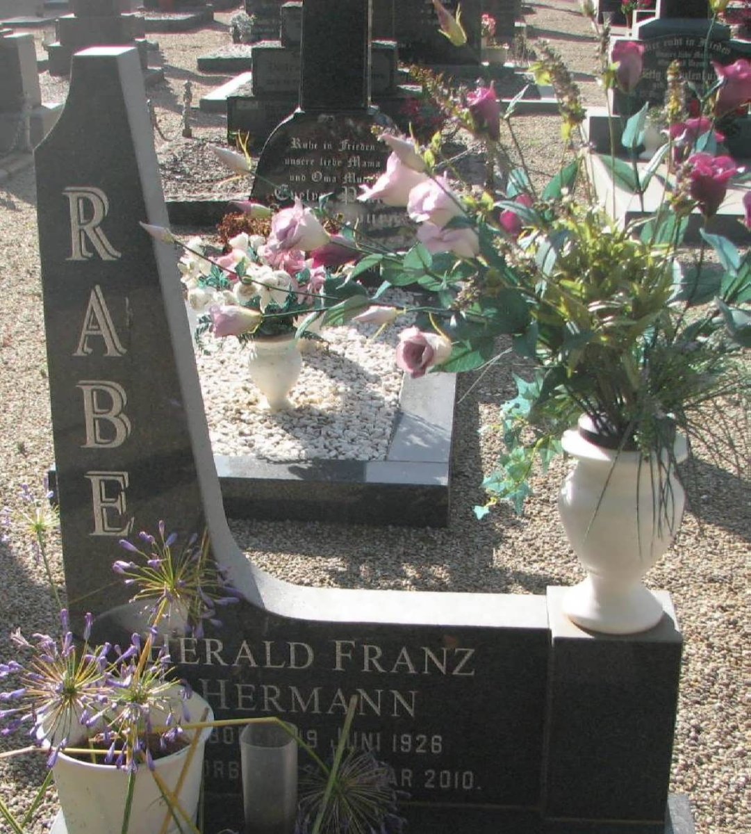 RABE Herald Franz Hermann 1926-2010