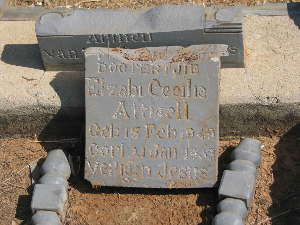 ATTWELL Elzabi Cecilia 1949-19?3