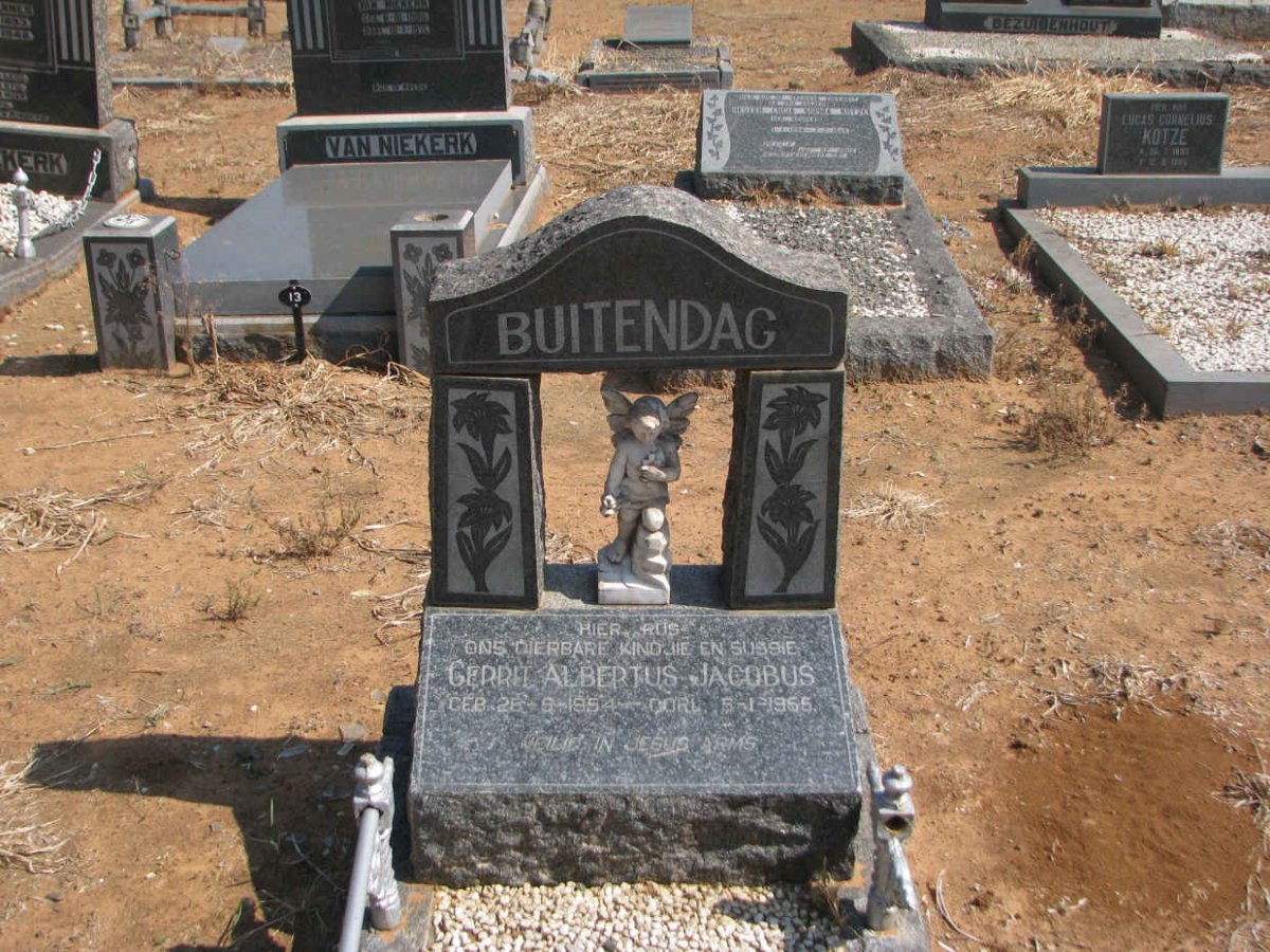 BUITENDAG Gerrit Albertus Jacobus 1954-1965