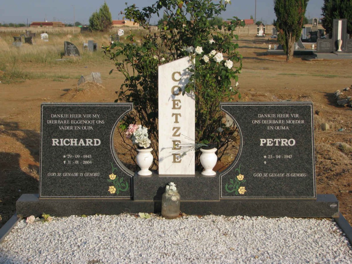 COETZEE Richard 1943-2004 &amp; Petro 1947-