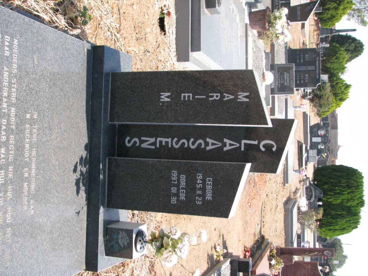 CLAASSENS Marie M. 1945-1997