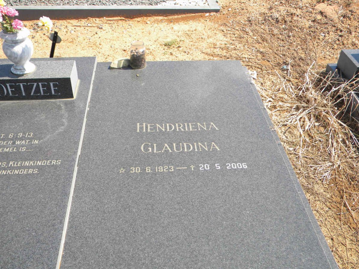 COETZEE Hendriena Gloudina 1923-2006
