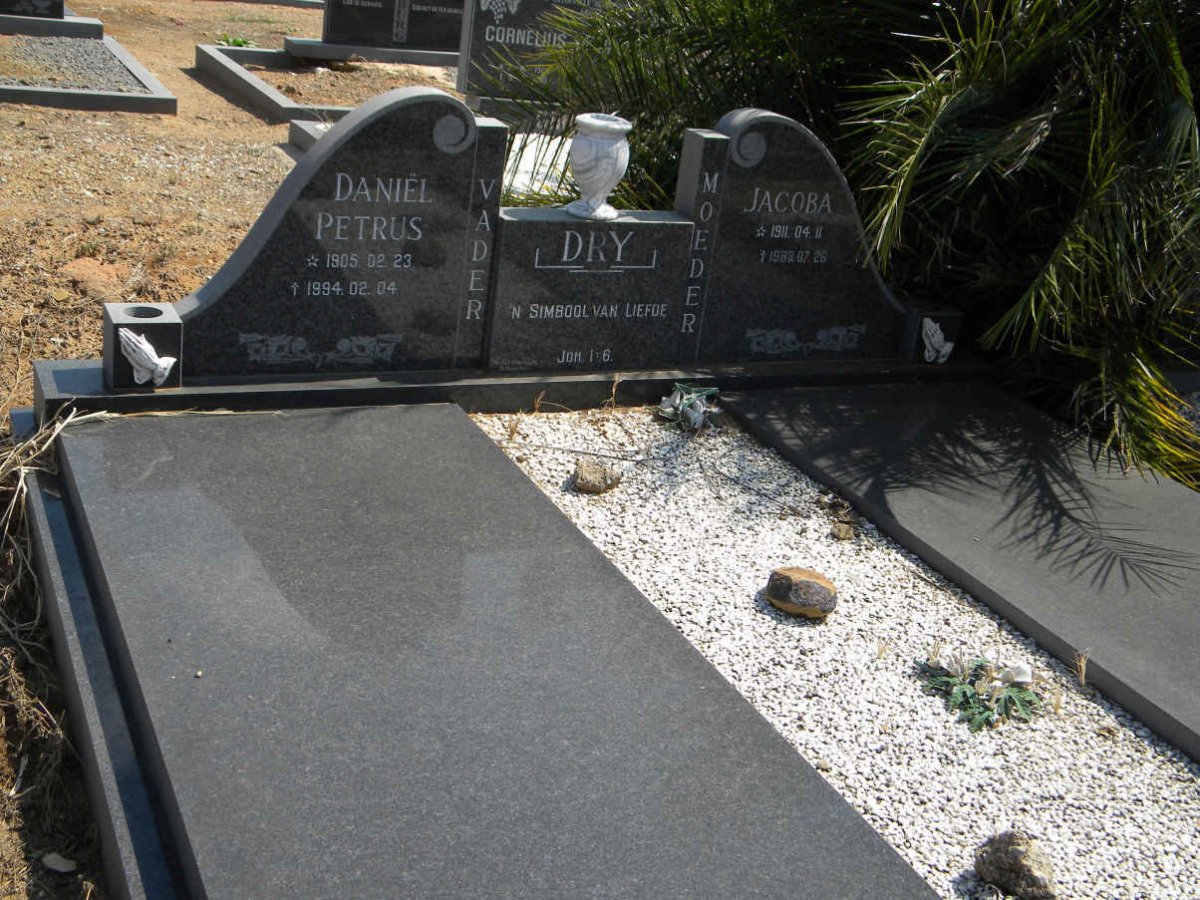 DRY Daniël Petrus 1905-1994 &amp; Jacoba 1911-1998