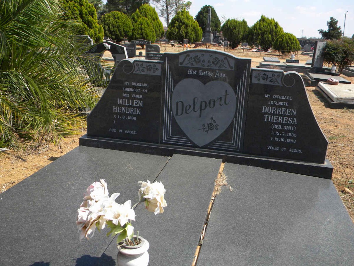 DELPORT Willem Hendrik 1936- &amp; Dorreen Theresa SMIT 1935-1993