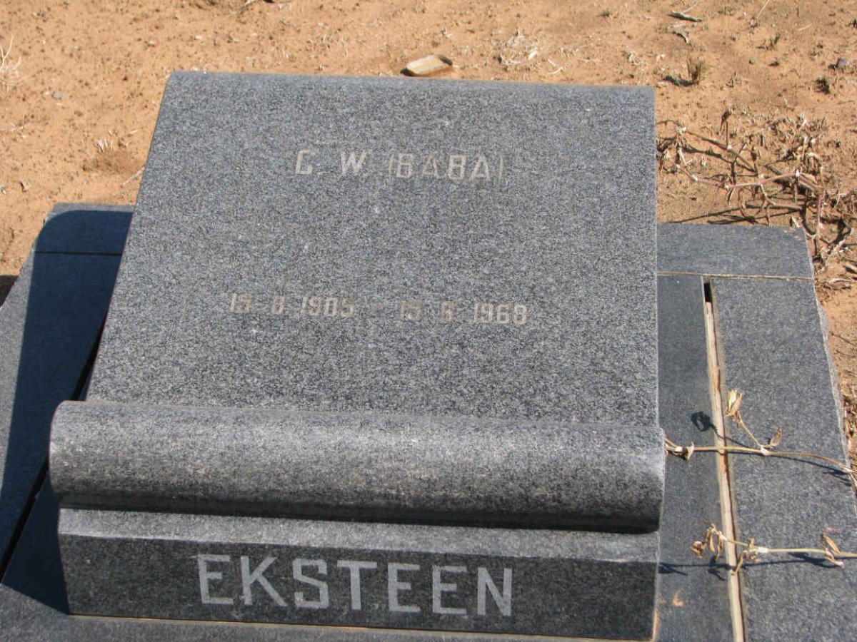 EKSTEEN G.W. 1905-1968