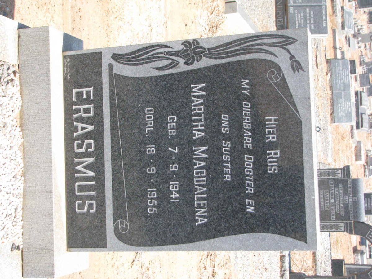 ERASMUS Martha Magdalena 1941-1955
