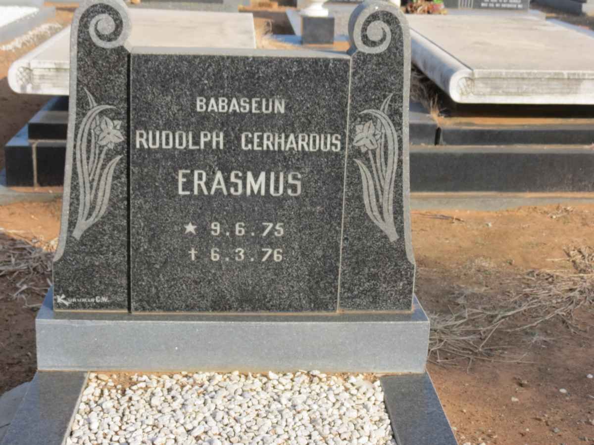 ERASMUS Rudolph Gerhardus 1975-1976