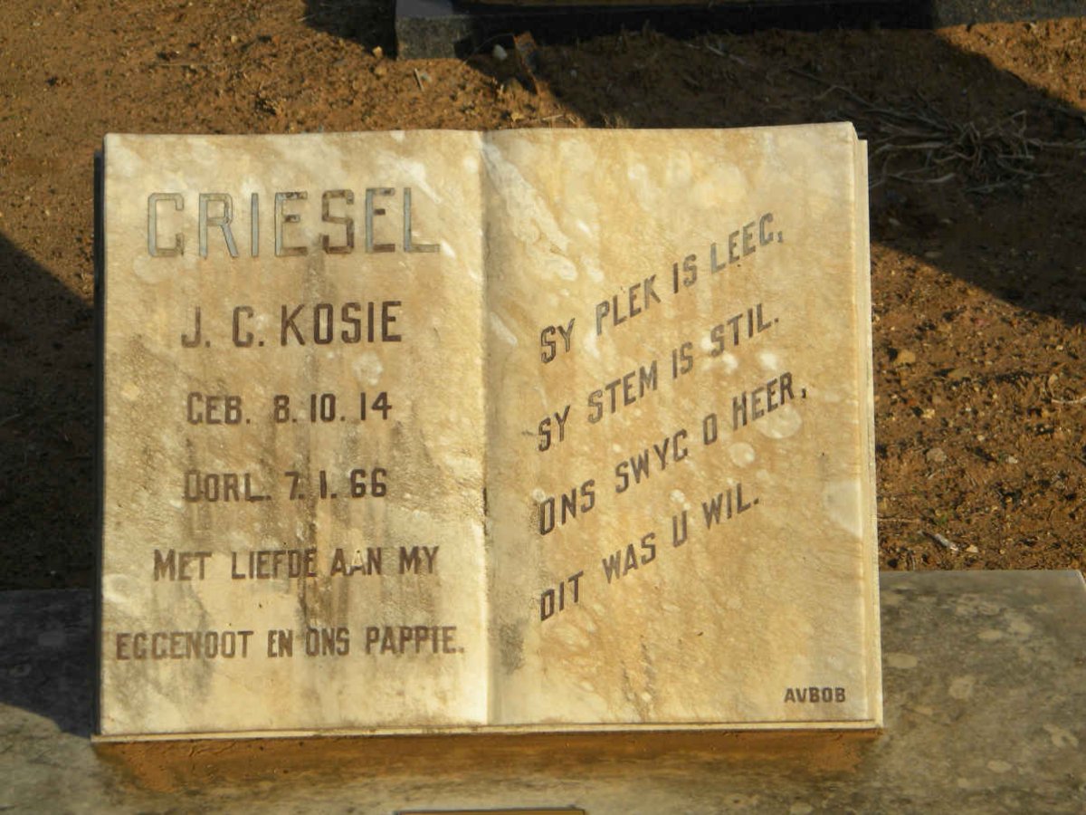 GRIESEL J.C. 1914-1966