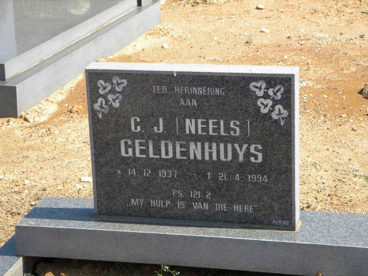 GELDENHUYS C.J. 1937-1994