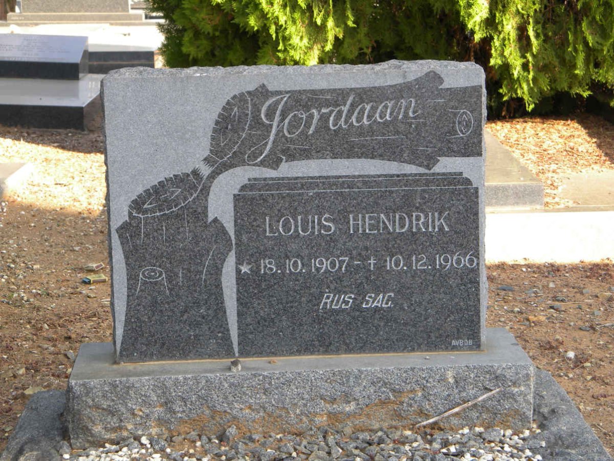 JORDAAN Louis Hendrik 1907-1966