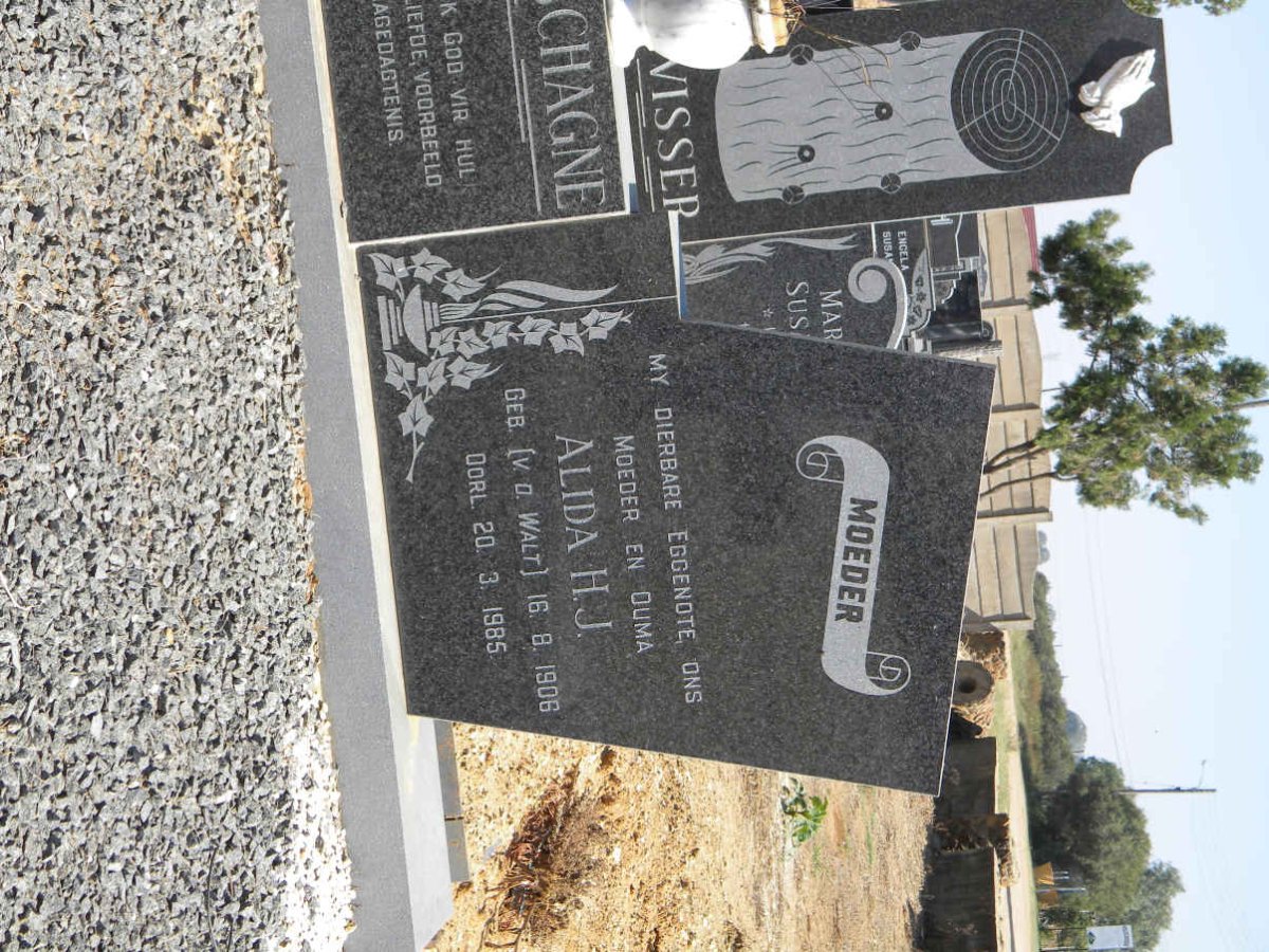 LABUSCHAGNE Alida H.J. nee v.d. WALT 1906-1985