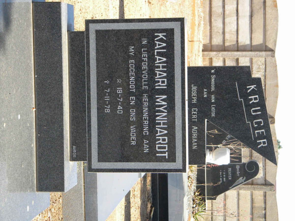 MYNHARDT Kalahari 1940-1978