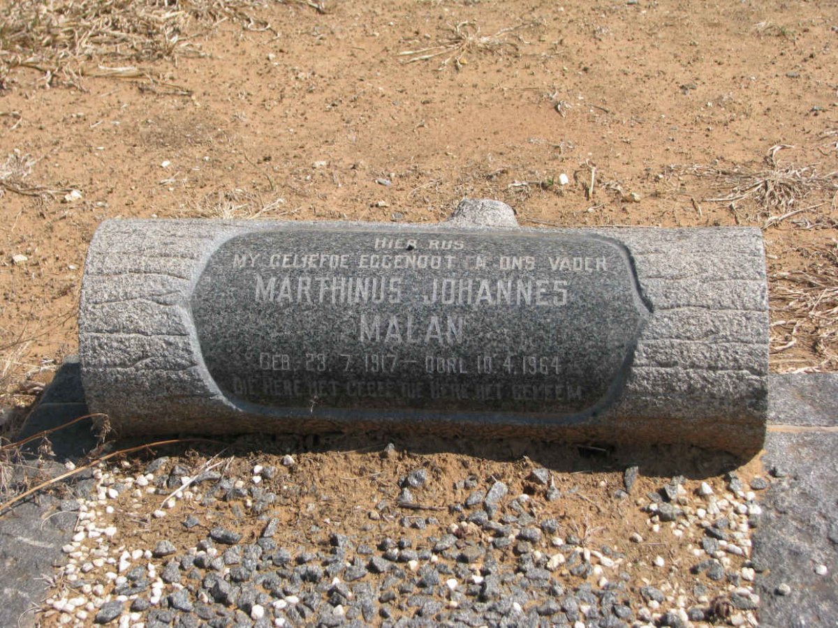MALAN Marthinus Johannes 1917-1964