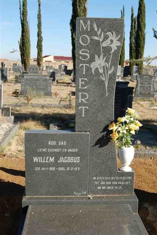 MOSTERT Willem Jacobus 1898-1971