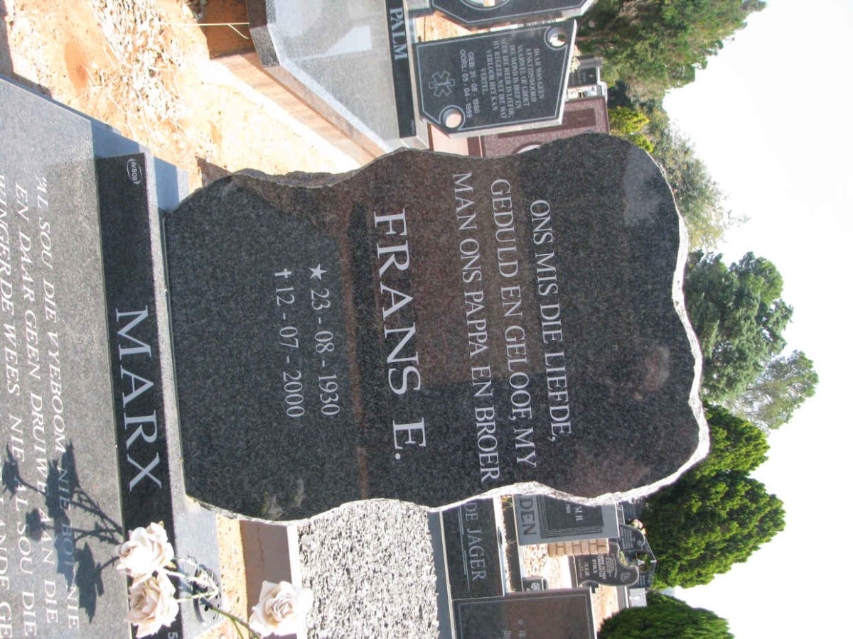 MARX Frans E. 1930-2000