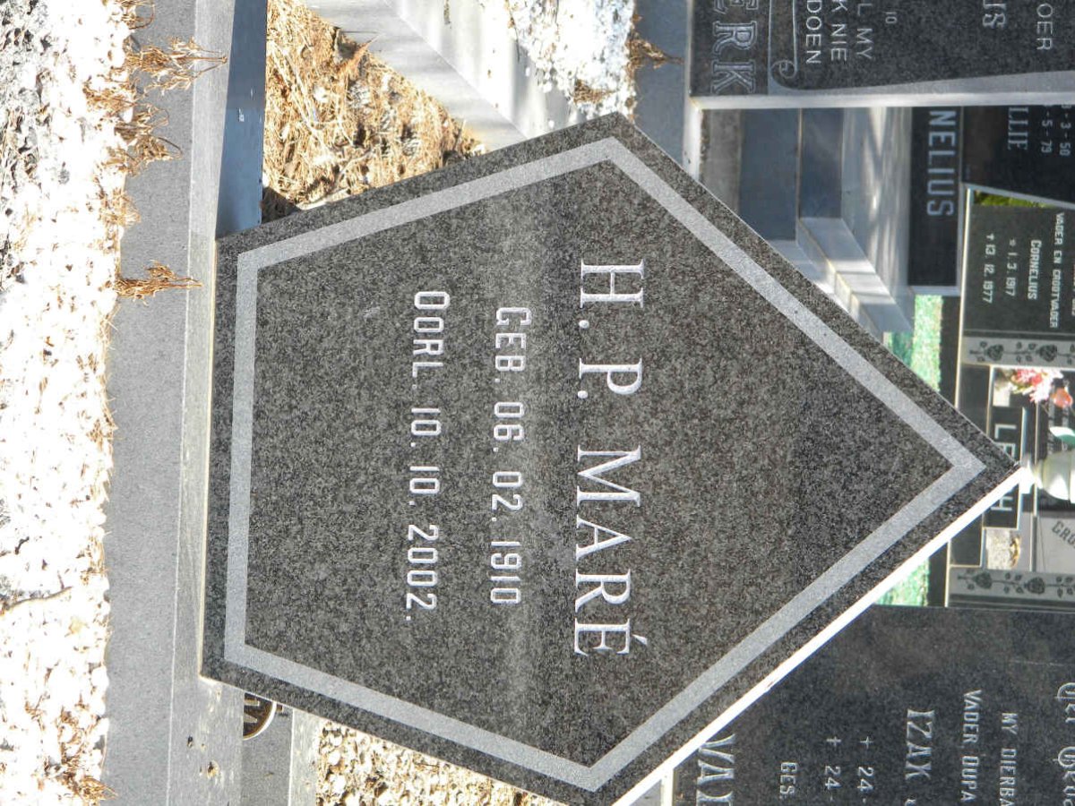 MARÉ H.P. 1910-2002