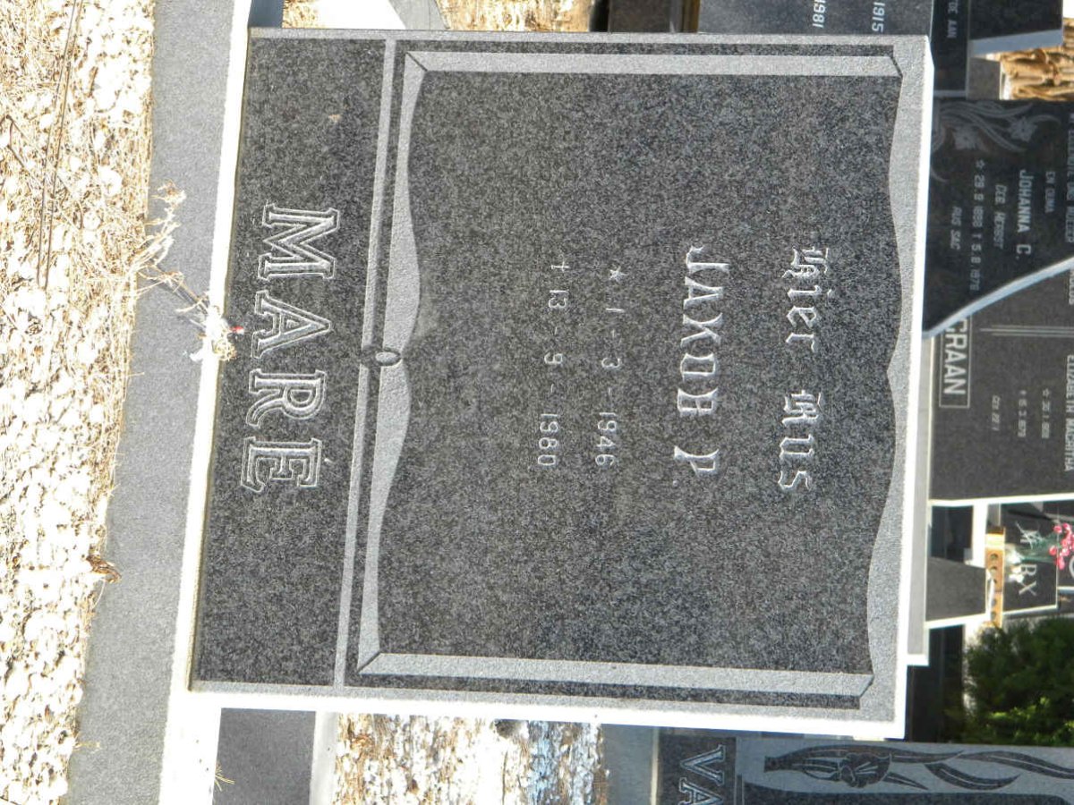 MARÉ Jakob P. 1946-1980