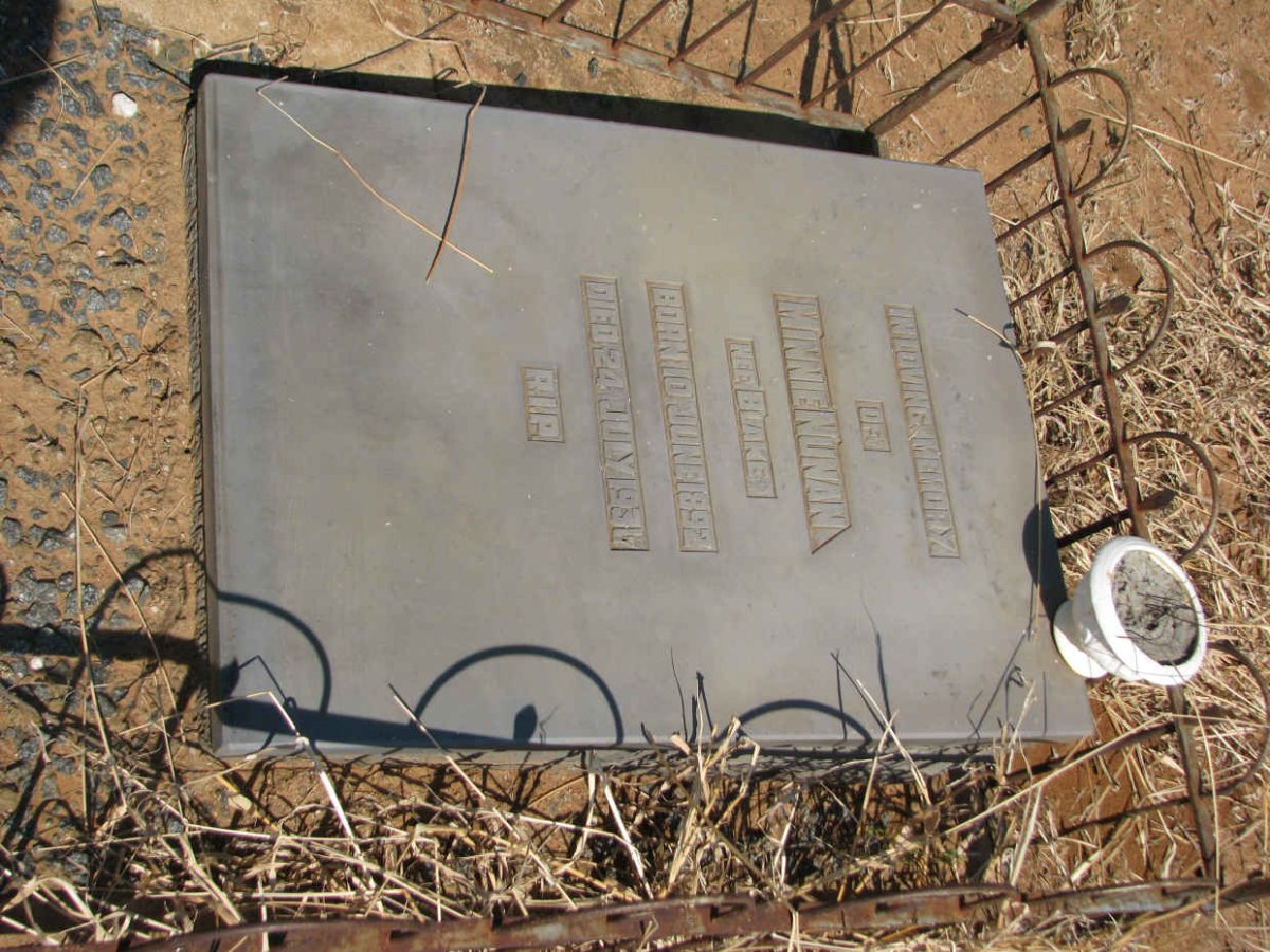 NUNAN Minnie nee BLAKE 1892-1936