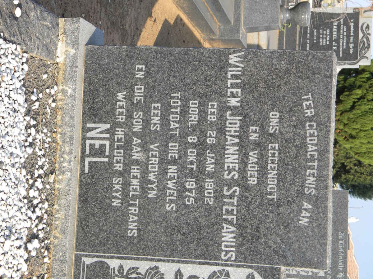 NEL Willem Johannes Stefanus 1902-1975